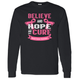 Believe & Hope Breast Cancer Awareness Long Sleeve T-Shirt