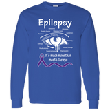 More than meets the Eye! Epilepsy Awareness Long Sleeve T-Shirt - The Awareness Store