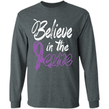 Believe in the Cure Lupus Awareness Long Sleeve Shirt - The Awareness Store