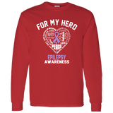 For My Hero...Epilepsy Awareness Long Sleeve