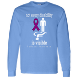 Not every disability is visible! Epilepsy Awareness Long Sleeve T-Shirt