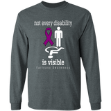 Not every disability is visible! Epilepsy Awareness Long Sleeve T-Shirt