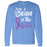 Believe in the Cure Lupus Awareness Long Sleeve Shirt - The Awareness Store