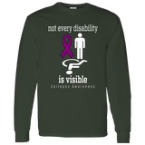 Not every disability is visible! Epilepsy Awareness Long Sleeve T-Shirt