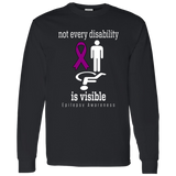 Not every disability is visible! Epilepsy Awareness Long Sleeve T-Shirt