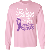 Believe in the Cure Lupus Awareness Long Sleeve Shirt - The Awareness Store