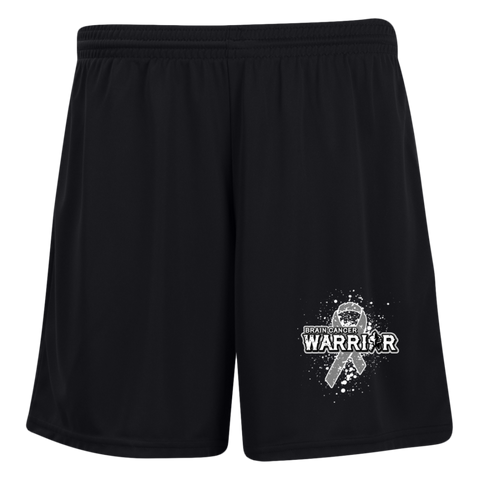 Brain Cancer Warrior! Brain Cancer Awareness Shorts for Women