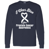 I Wear Blue! Prostate Cancer Awareness Long Sleeve T-Shirt