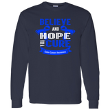 Believe & Hope for a Cure - Colon Cancer Awareness Long Sleeve