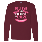 Believe & Hope Breast Cancer Awareness Long Sleeve T-Shirt