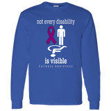 Not every disability is visible! Epilepsy Awareness Long Sleeve T-Shirt