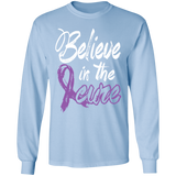 Believe in the Cure Lupus Awareness Long Sleeve Shirt - The Awareness Store