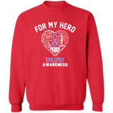 For My Hero...Epilepsy Awareness Sweatshirt