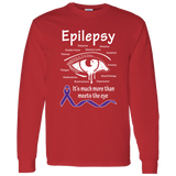 More than meets the Eye! Epilepsy Awareness Long Sleeve T-Shirt - The Awareness Store