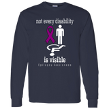 Not every disability is visible! Epilepsy Awareness Long Sleeve T-Shirt