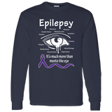 More than meets the Eye! Epilepsy Awareness Long Sleeve T-Shirt - The Awareness Store