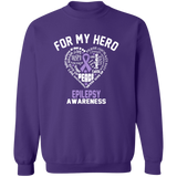 For My Hero...Epilepsy Awareness Sweatshirt
