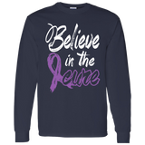 Believe in the Cure Lupus Awareness Long Sleeve Shirt - The Awareness Store