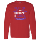 Believe & Hope for a Cure Lupus Awareness Long Sleeve