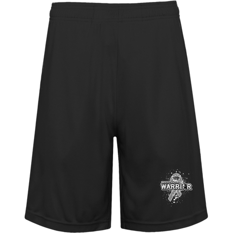 Brain Cancer Warrior! Brain Cancer Awareness Shorts for Men