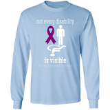 Not every disability is visible! Epilepsy Awareness Long Sleeve T-Shirt
