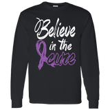 Believe in the Cure Lupus Awareness Long Sleeve Shirt - The Awareness Store
