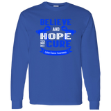 Believe & Hope for a Cure - Colon Cancer Awareness Long Sleeve