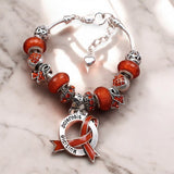 MS Awareness Luxury Charm Bracelet