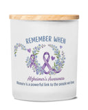 Remember When Alzheimer's Awareness Scented Candle - The Awareness Store