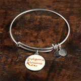 Emphysema Awareness Luxury Circle Bangle