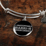 Parkinson's Awareness Unstoppable Warrior – Luxury Circle Bangle