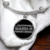 Parkinson's Awareness Unstoppable Warrior – Luxury Circle Bangle