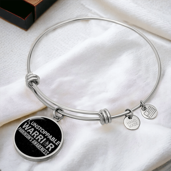 Parkinson's Awareness Unstoppable Warrior – Luxury Circle Bangle