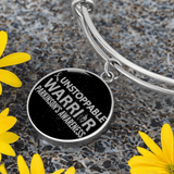 Parkinson's Awareness Unstoppable Warrior – Luxury Circle Bangle