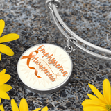 Emphysema Awareness Luxury Circle Bangle