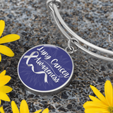 Lung Cancer Awareness – Luxury Circle Bangle