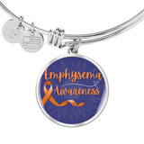 Emphysema Awareness – Luxury Circle Bangle