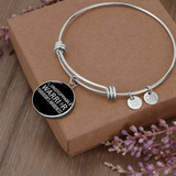 Parkinson's Awareness Unstoppable Warrior – Luxury Circle Bangle