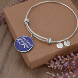 Lung Cancer Awareness – Luxury Circle Bangle