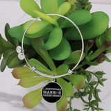 Parkinson's Awareness Unstoppable Warrior – Luxury Circle Bangle