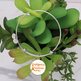 Emphysema Awareness Luxury Circle Bangle