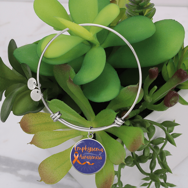 Emphysema Awareness – Luxury Circle Bangle