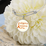 Emphysema Awareness Luxury Circle Bangle