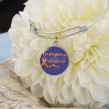 Emphysema Awareness – Luxury Circle Bangle