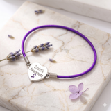 Crohn's Awareness Heart Stretch Bracelet - The Awareness Store
