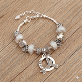 Diabetes Awareness Luxury Charm Bracelet - The Awareness Store