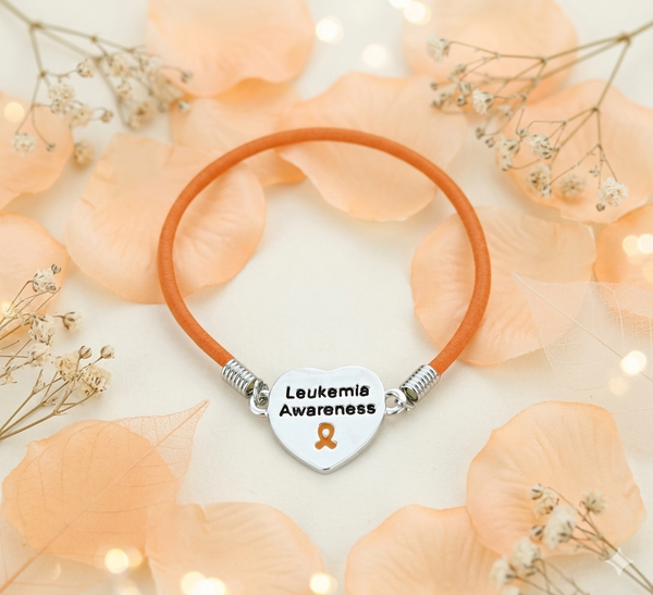 Leukemia Awareness Stretch Bracelet - The Awareness Store
