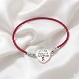 Multiple Myeloma Awareness Heart Stretch Bracelet - The Awareness Store