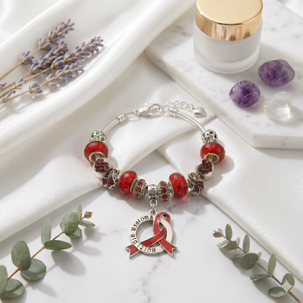 Multiple Myeloma Awareness Luxury Charm Bracelet - The Awareness Store