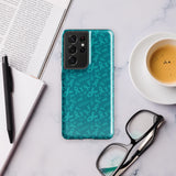 Ovarian Cancer Awareness Ribbon Pattern Tough case for Samsung - The Awareness Store